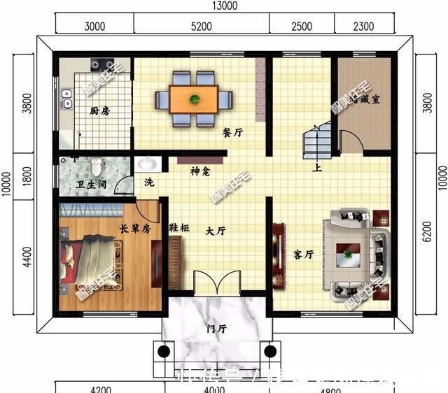 砖混|很漂亮的两款别墅户型,每栋造价23万左右,看一次心动一回