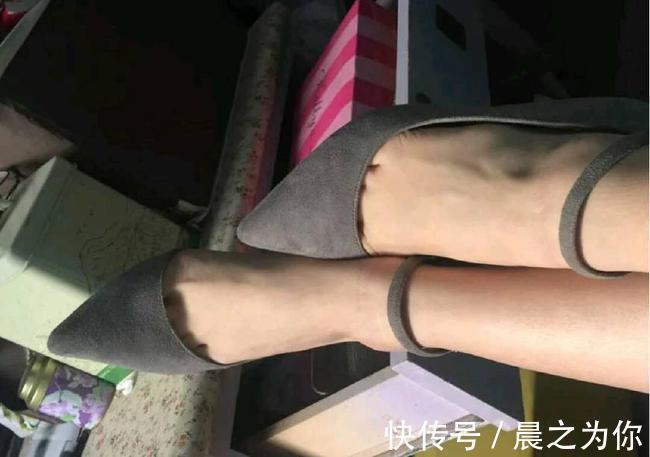 丝袜 一天一双精致高跟鞋,搭配肉丝袜秀出女神气质