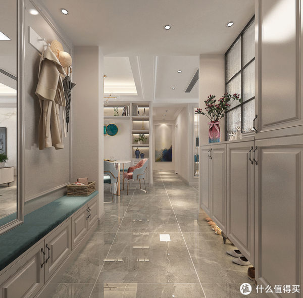 主卧室|发现一户很好看的混搭风，真的很有品味，入户就很惊艳，时尚精致