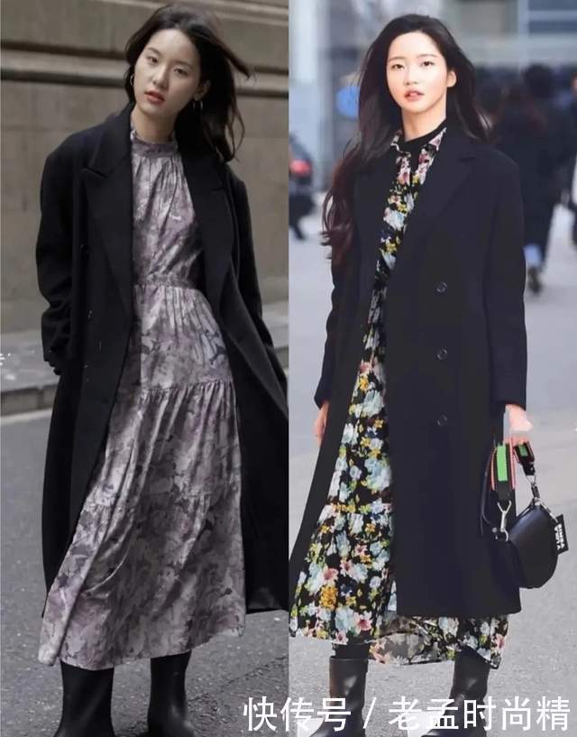 穿来穿去, 黑色大衣还是这3种搭法最时髦减龄, 一衣多穿好实用