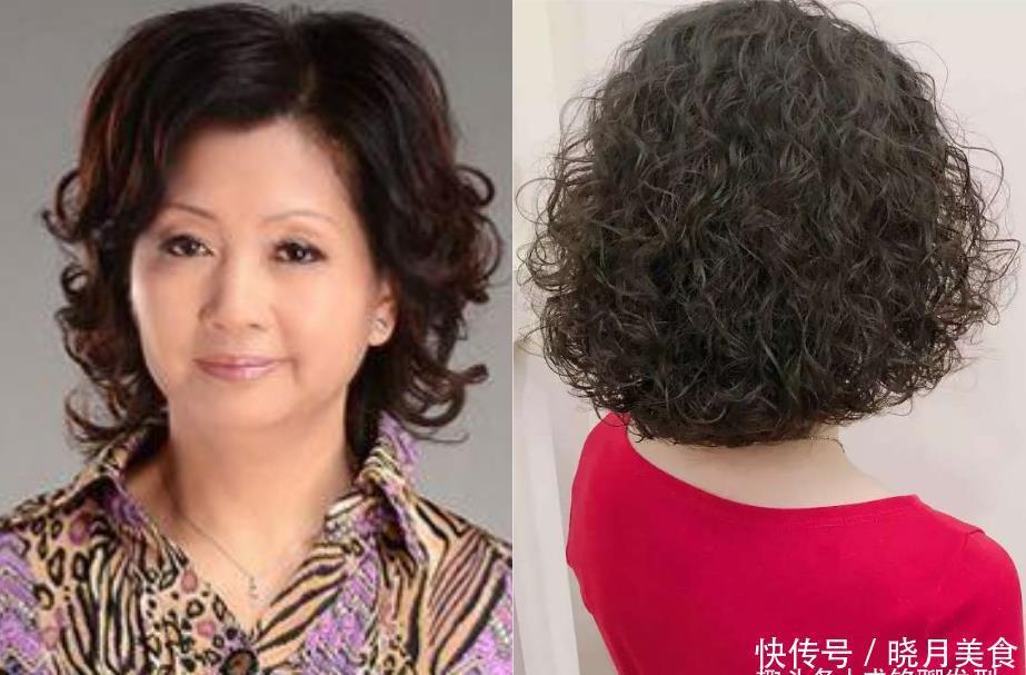 洋气|老年人白发多不想染发,什么发型减龄?试试蓬松洋气的小卷发型吧