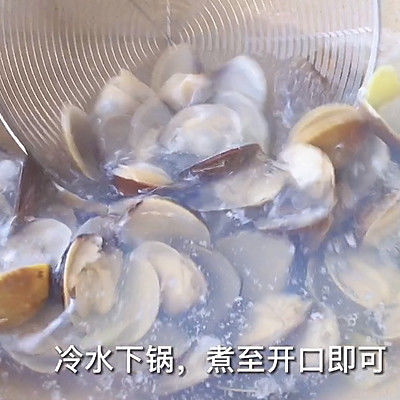 姜片料酒|虎虾银鱼酿花蛤