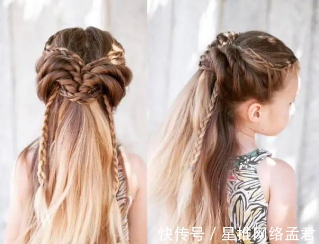 素颜|4个公主的编发,你觉得哪个最漂亮?测你是素颜美还是化妆美!