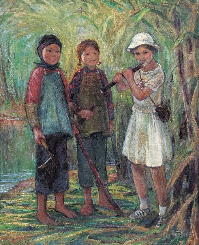 红旗手!第一代女油画家徐坚白:作品有现代元素,也别具中国韵味