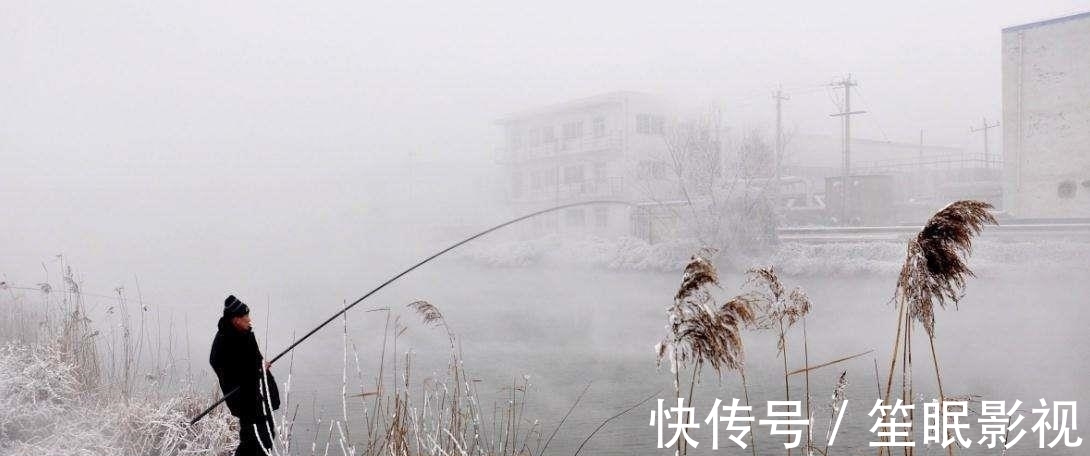 冬季钓鱼,这个地方都是鱼窝,在鱼窝里还怕钓不到鱼?