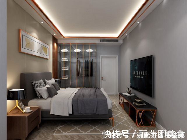 视觉|131平现代三居室低调婉转的华贵,赋予人更好的视觉效果