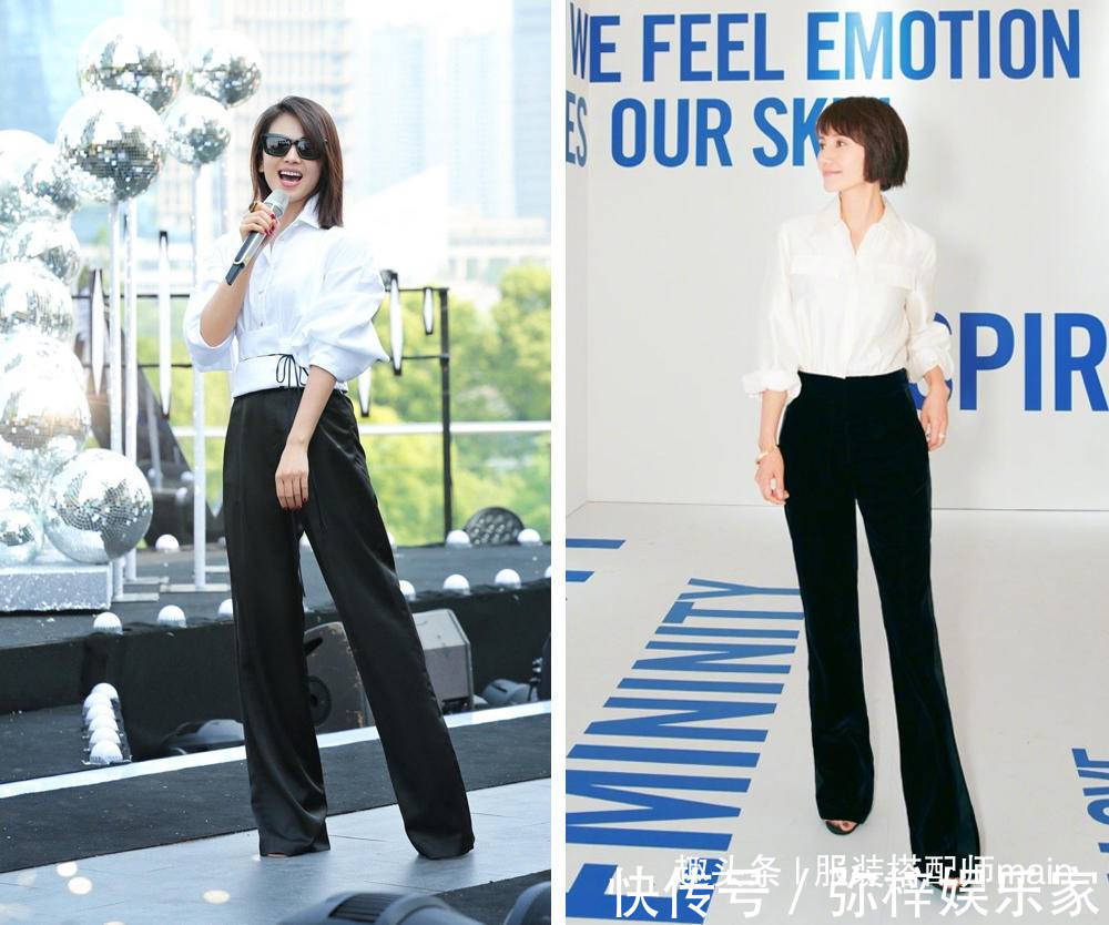 娃娃领 白衬衫+长裤原来还有这么多讲究!不同年龄段搭配出不同的味道