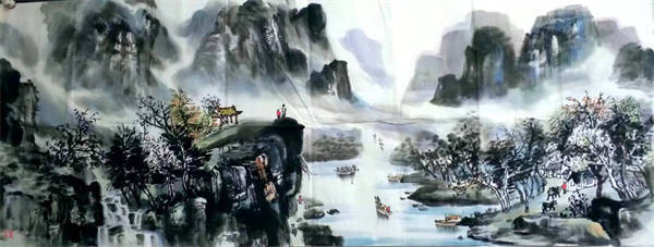 扈恩龄!画家扈恩龄大写意山水作品欣赏