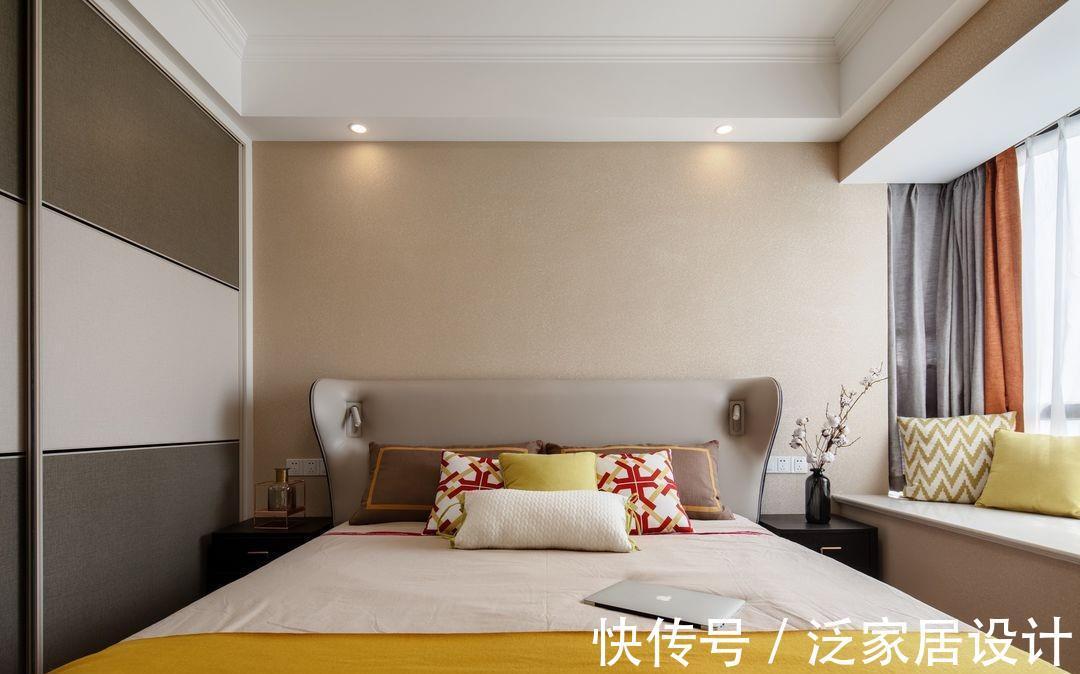 现代|120平的现代四居室，整体效果简洁明快，营造一种强烈的现代感