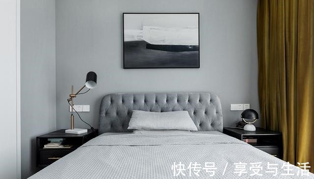 墙面|103㎡现代简约风,自然与现代的碰撞,体验撞色带来的震撼美!