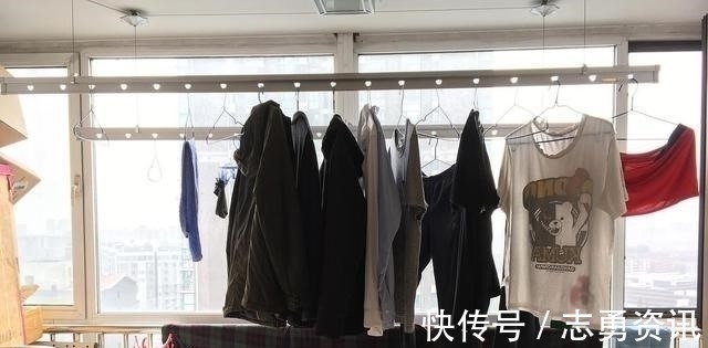 空调外机|拥有改善型阳台,做三分离式布局很合理,左边晾晒,右边改功能房