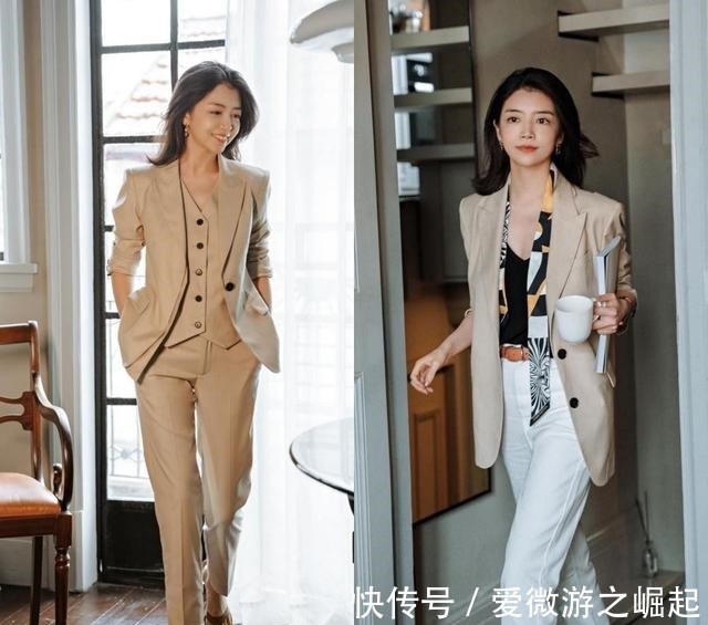 h型 论西装的穿搭我只服三木,只变一件“内搭”就能玩转时髦,真讲究!