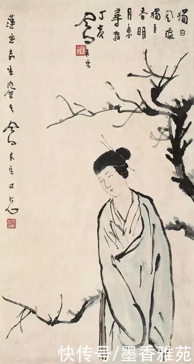 巨匠|百年巨匠吕凤子高清国画作品欣赏