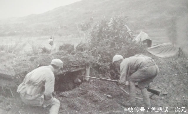 挖地道|老照片:松山战役中俘虏的日本女人,图7挖地道炸毁日军据点