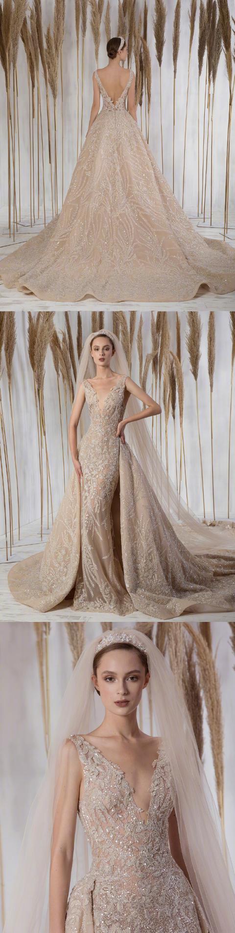 Tony Ward 2021秋冬婚纱系列 精美的钻饰珠片