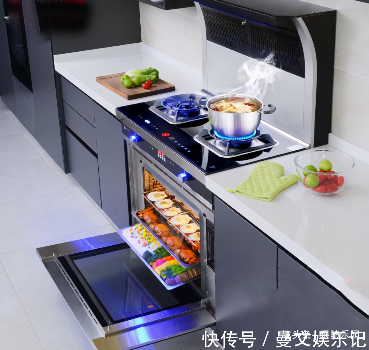 油烟机|去小姨家住一晚，一进厨房就不想走了！太新潮了，你们也瞧瞧！