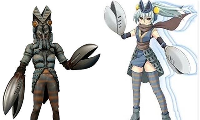 巴尔坦星人|怪兽纷纷拟人化,变身可爱的小萝莉,奥特曼还能下得了手吗?