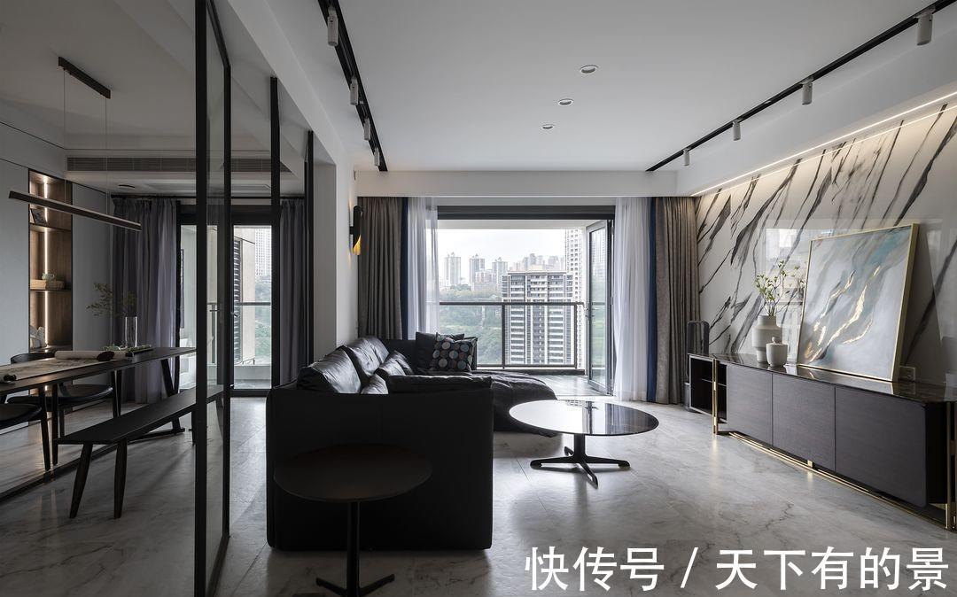 墙壁|简化空间打破阻碍,将茶室和客厅连通,前后递进丰富空间层次