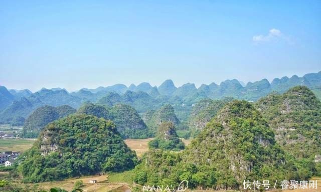 峰林|贵州的这个景区，峰林成片，田园风光，风景可媲美桂林