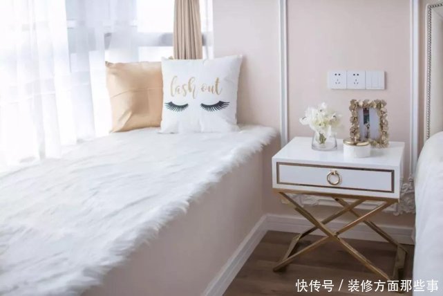 粉色|119平混搭风二居室,浪漫清新之感扑面而来