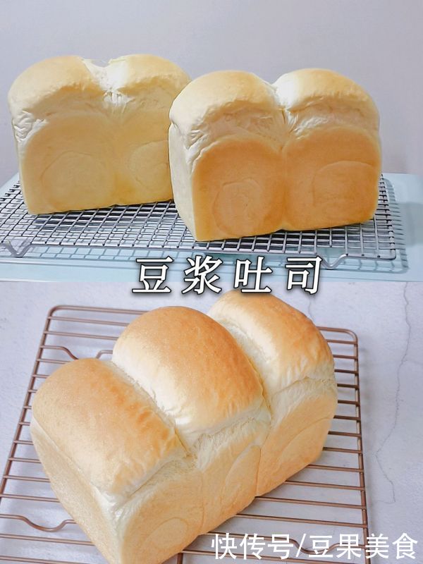 好吃|这道低油豆浆吐司（一次发酵），怎么做都好吃