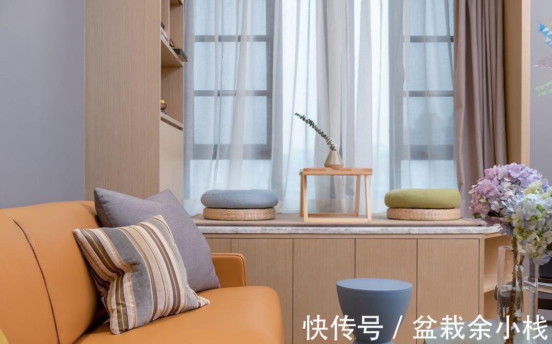 王安安|76平的两居室,细细打磨每一处角落,用原木色打造小而美的家