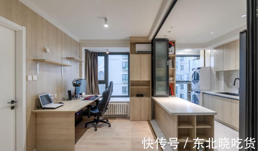次卧|现代风格的绝美搭配,厨房和餐厅连在一起,不仅实用还能享受阳光