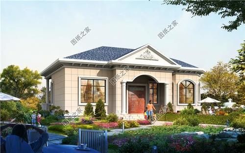 平房|120平米一层平房设计图,简单舒适又省钱,刚好适合养老居住