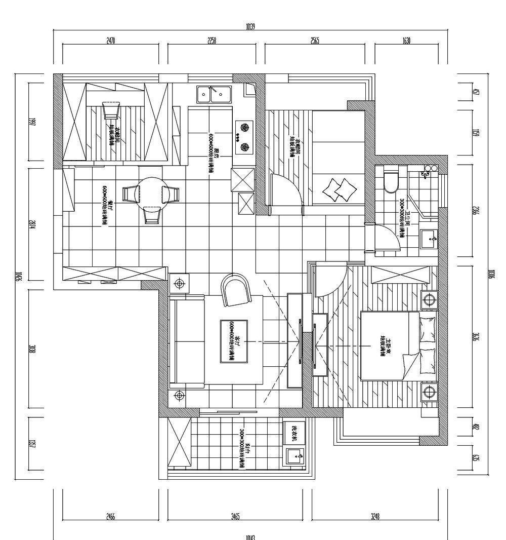 三室之家|时尚个性的北欧风,搭配独特的线条,打造与众不同的三室之家