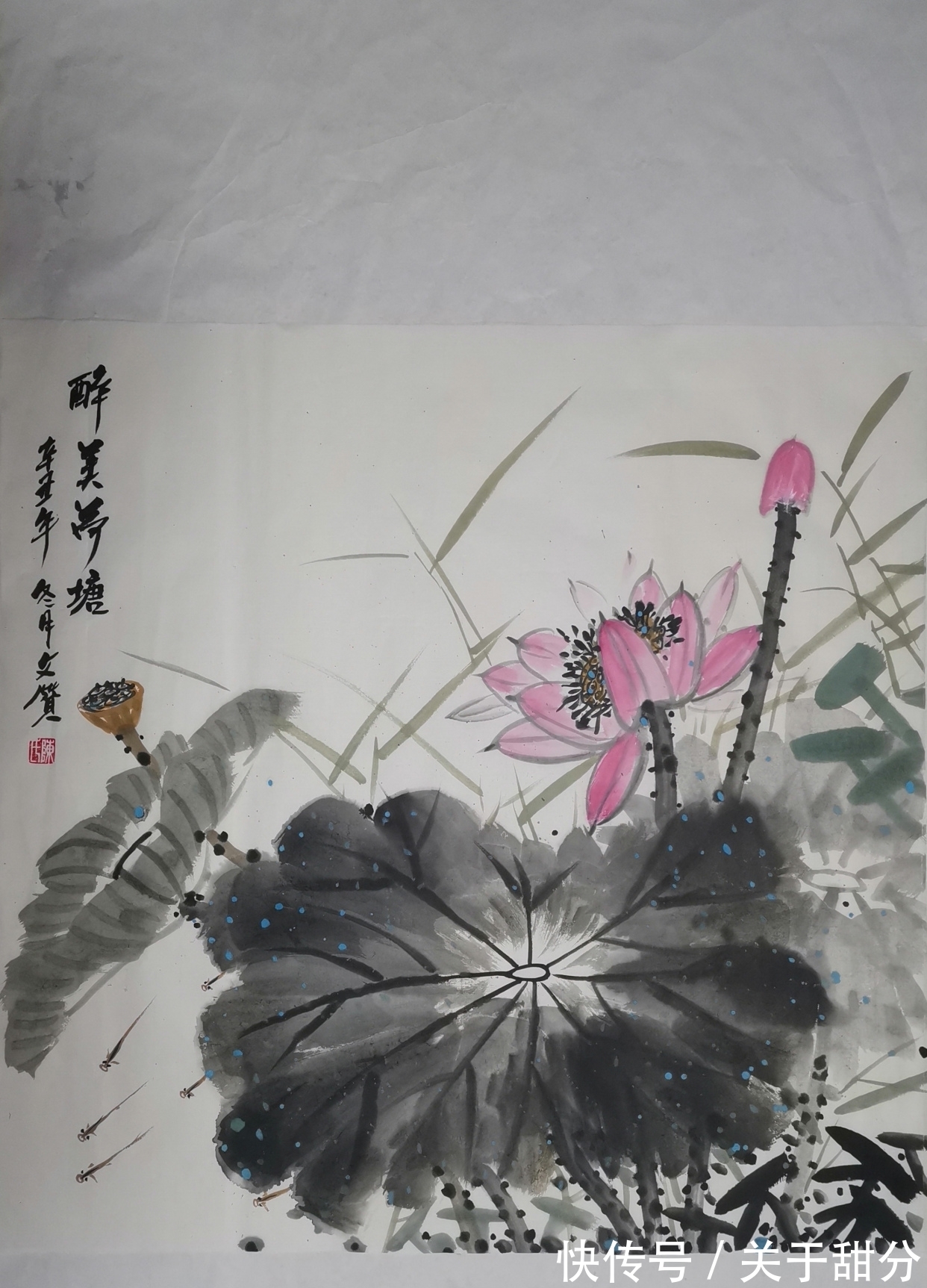 写意花鸟画@四季花开,国画写意花鸟画作品分享