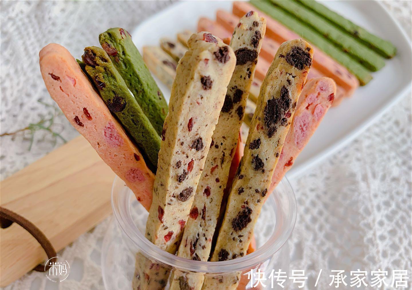 抹茶粉|1杯牛奶，1碗面粉，在家自制酥脆可口牛奶棒，出锅孩子抢着吃