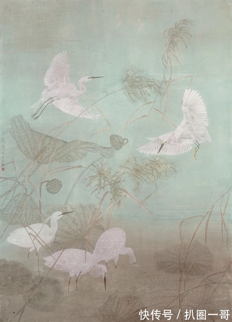 花鸟画&情境夺人｜江宏伟的“宋代”花鸟画