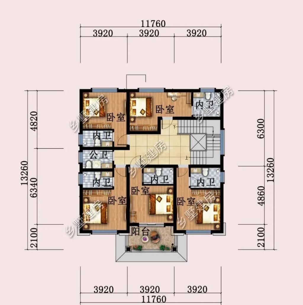 卧室内|三层新品中式,结合现代设计,建造一栋,您绝对不后悔