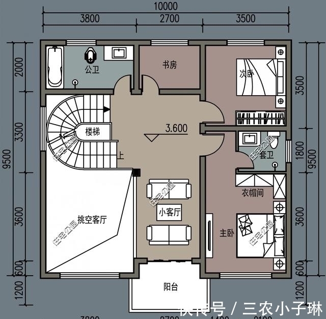 进深|7套三层农村自建房,户型方正、经典,还不赶快收了