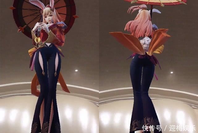 用VR眼镜看公孙离,哪款皮肤的腿型更好看原皮肤破洞裤赢了