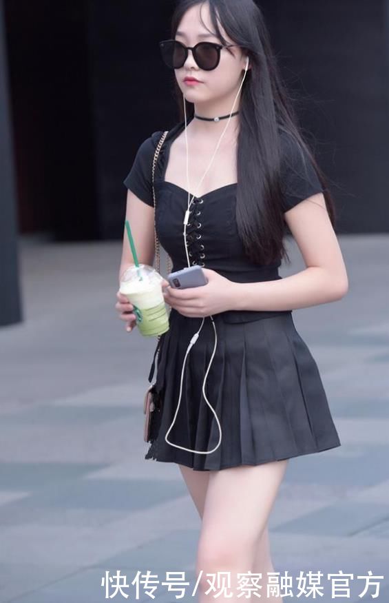 裙装|喜欢穿黑色系裙装的小美女们,再也不用担心闷热啦