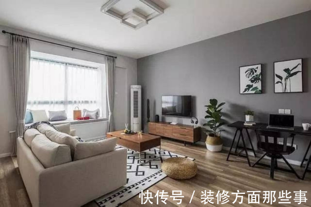 深绿色|104平现代前卫风三居室,在浅色空间中融入了深绿色优雅