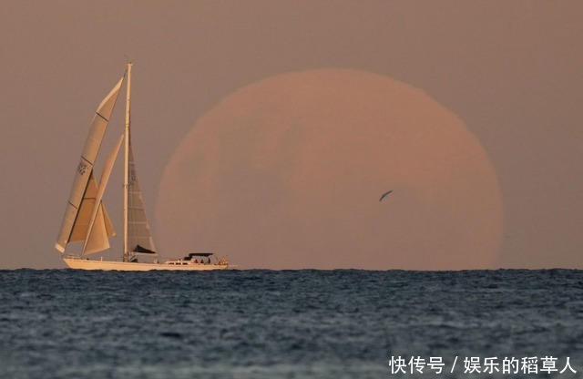 月全食 全球夜空同时上演天象奇观：“月全食”与“超级月亮”