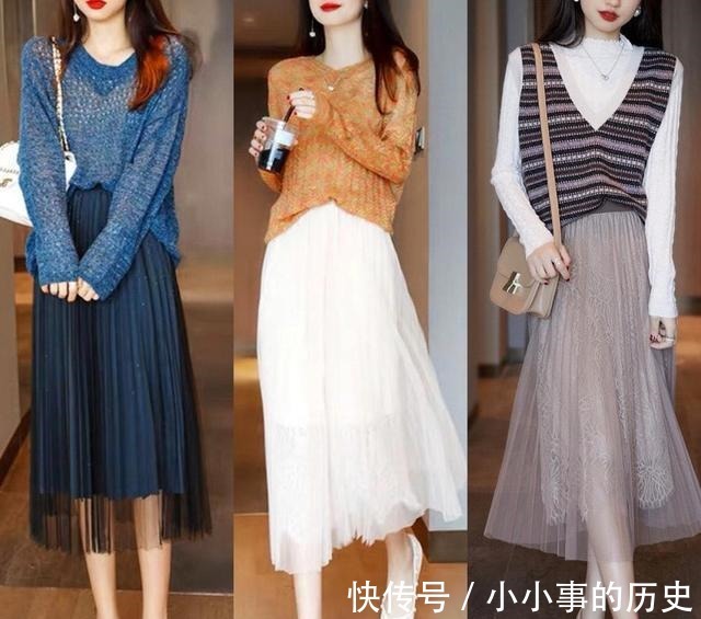 针织衫 中年女人入秋后怎么穿24套简约搭配示范,时髦又温暖!