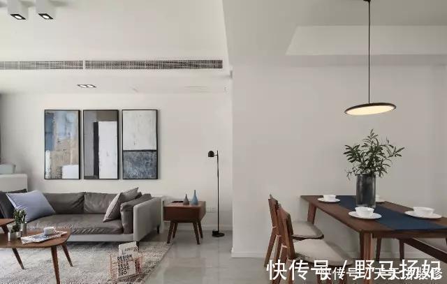 木茶几|100㎡小三房,发现简装也能这么吸引人,清新又耐看!