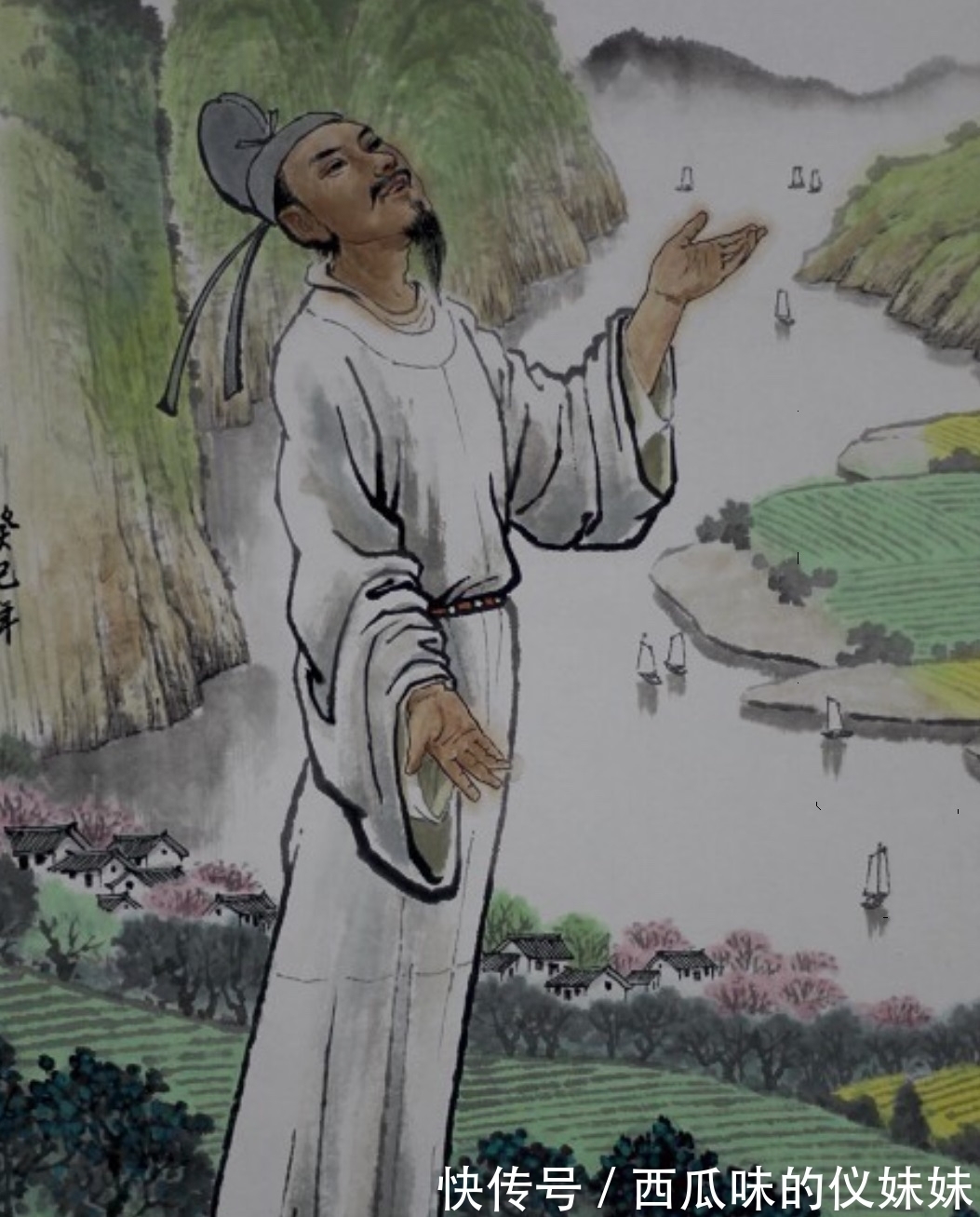 宿桐庐江寄广陵旧游@唐朝山水田园诗之巅峰,孟浩然十首佳作,意境闲远,暗含高尚人品