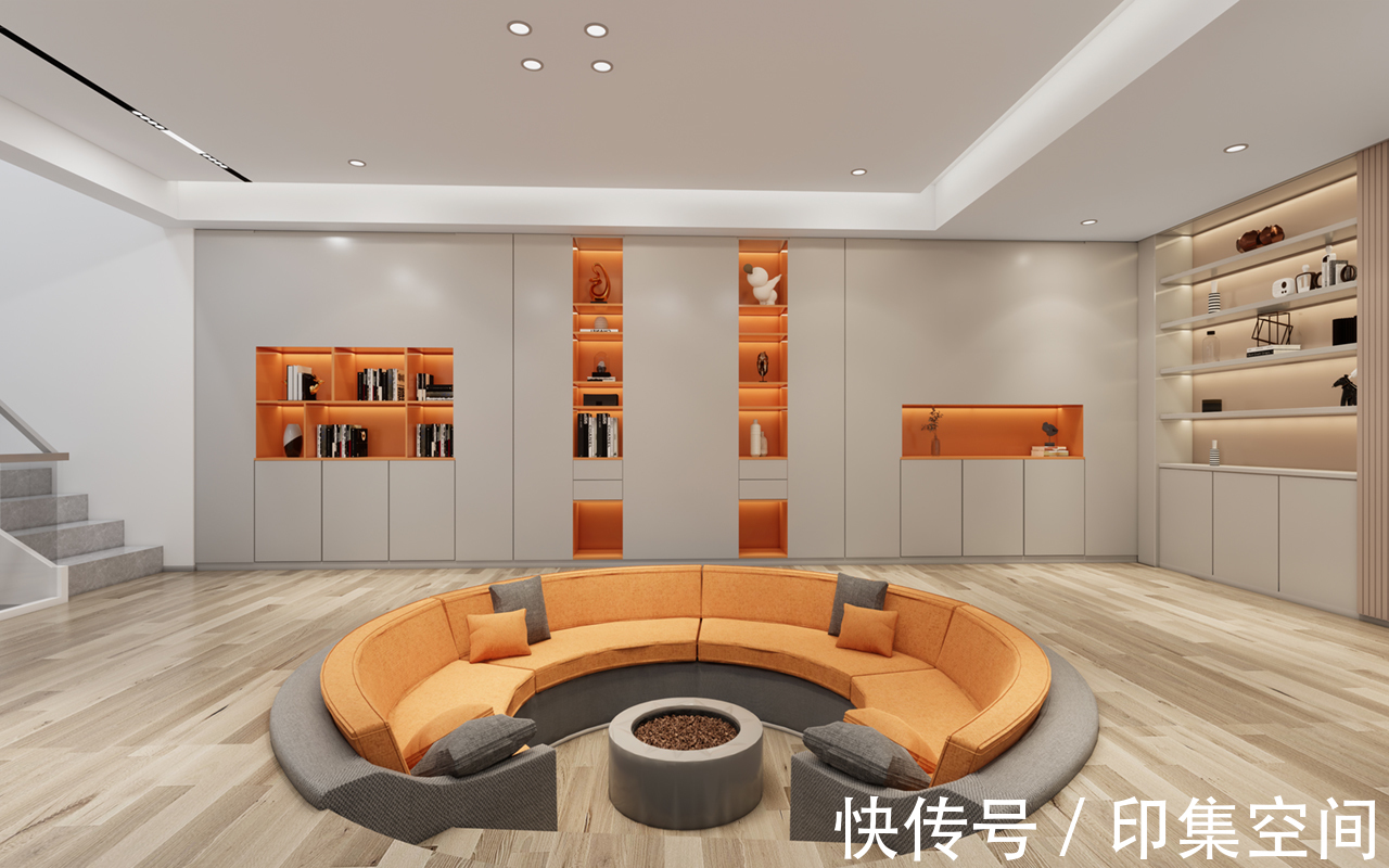 装修设计|鹿山台底跃370㎡现代极简风装修设计