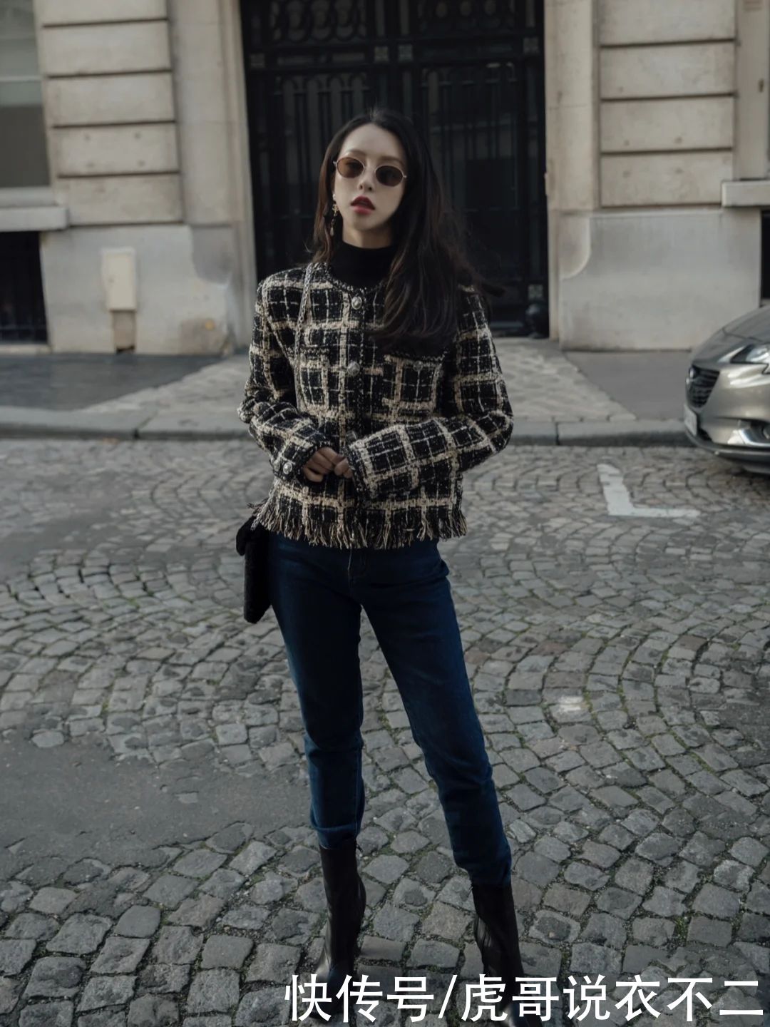 小香风外套才是冬季宠儿,比大衣精致、比羽绒服轻盈,时髦精都爱