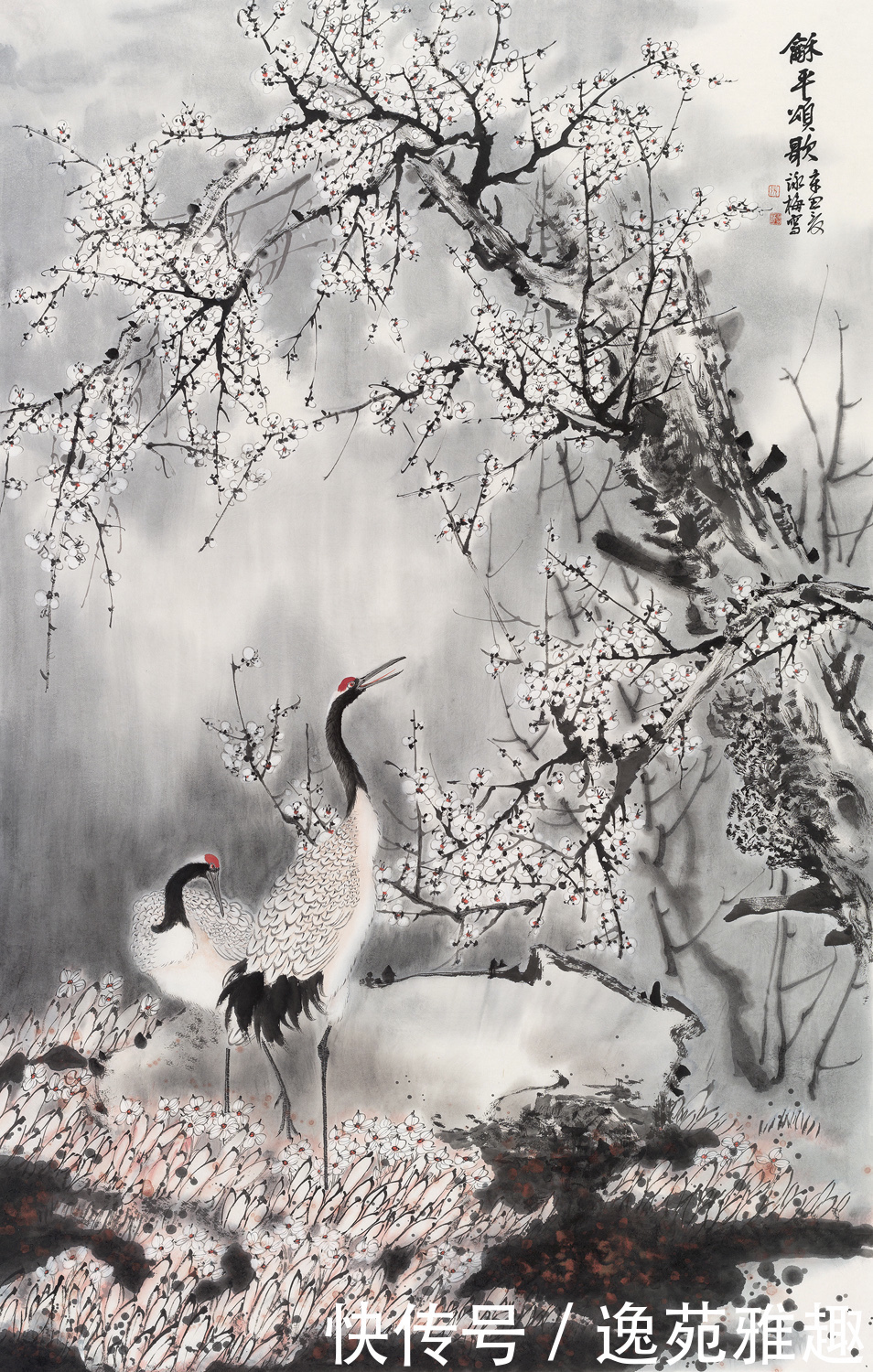 驻华大使馆拟展|“疏影含香”——画家张咏梅斯洛伐克驻华大使馆拟展部分作品