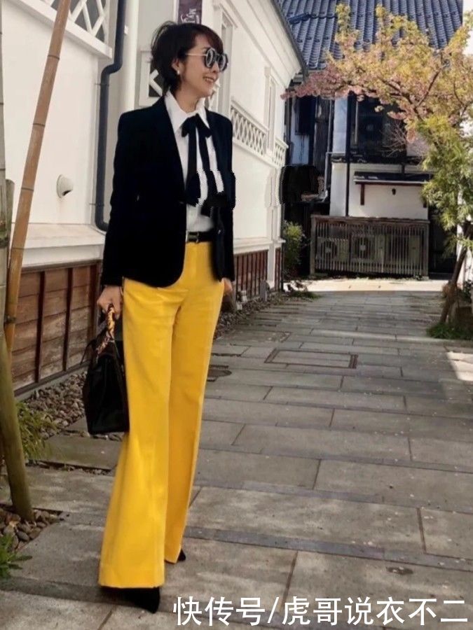 女人年过50穿衣要体面,瞧日本贵妇姐姐的搭配,优雅时尚又显贵