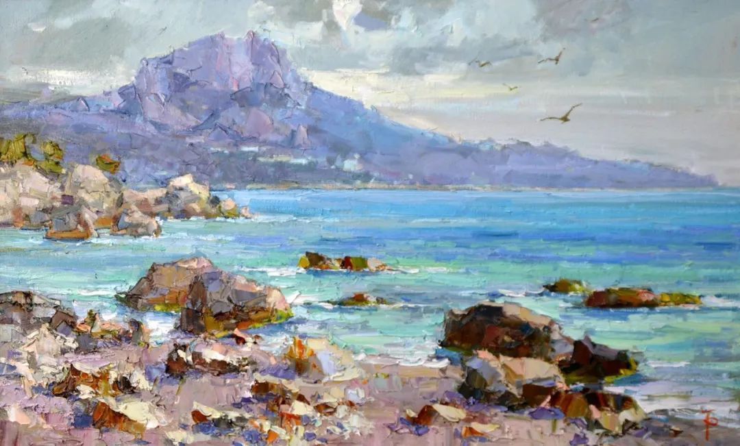 露台&不起眼的房子、简单的露台、普通的小路 他都画得如此出彩!