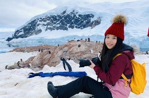 一个中国女孩的南极之旅，当看到萌萌企鹅的那一刻，好暖心