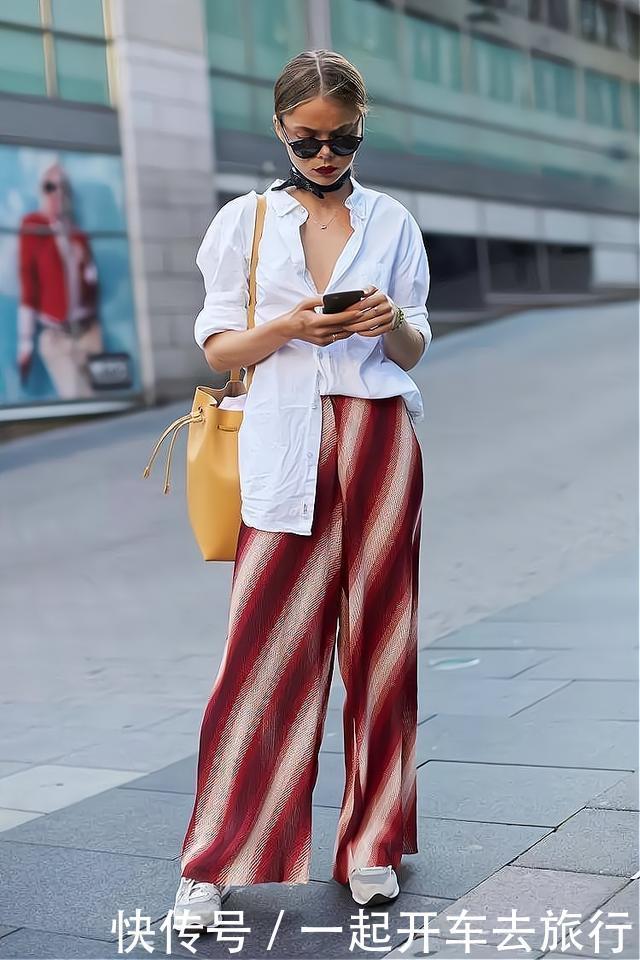 你还在穿牛仔裤吗早过时了！来看看今年流行的“阔腿裤”吧