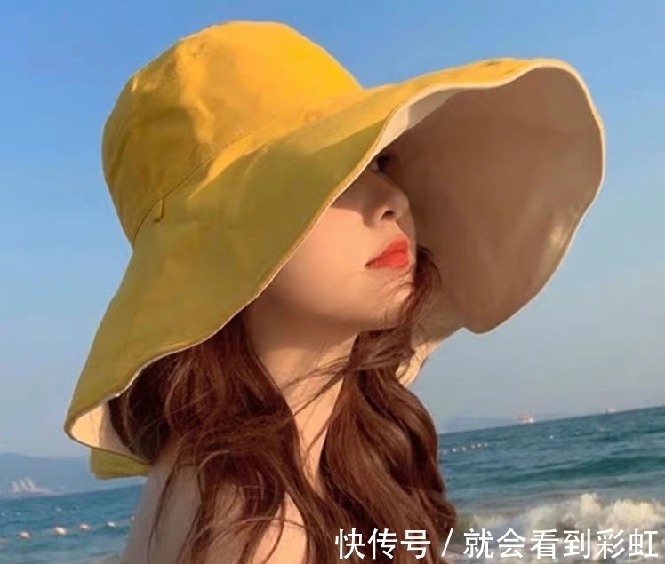 防晒|全脸防晒大帽檐,夏季出门必备,又美又飒