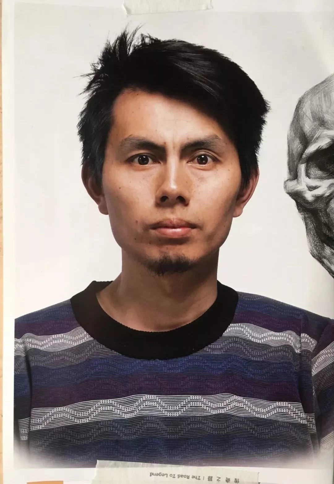 教程&素描教程|教你画一个长发沧桑男青年